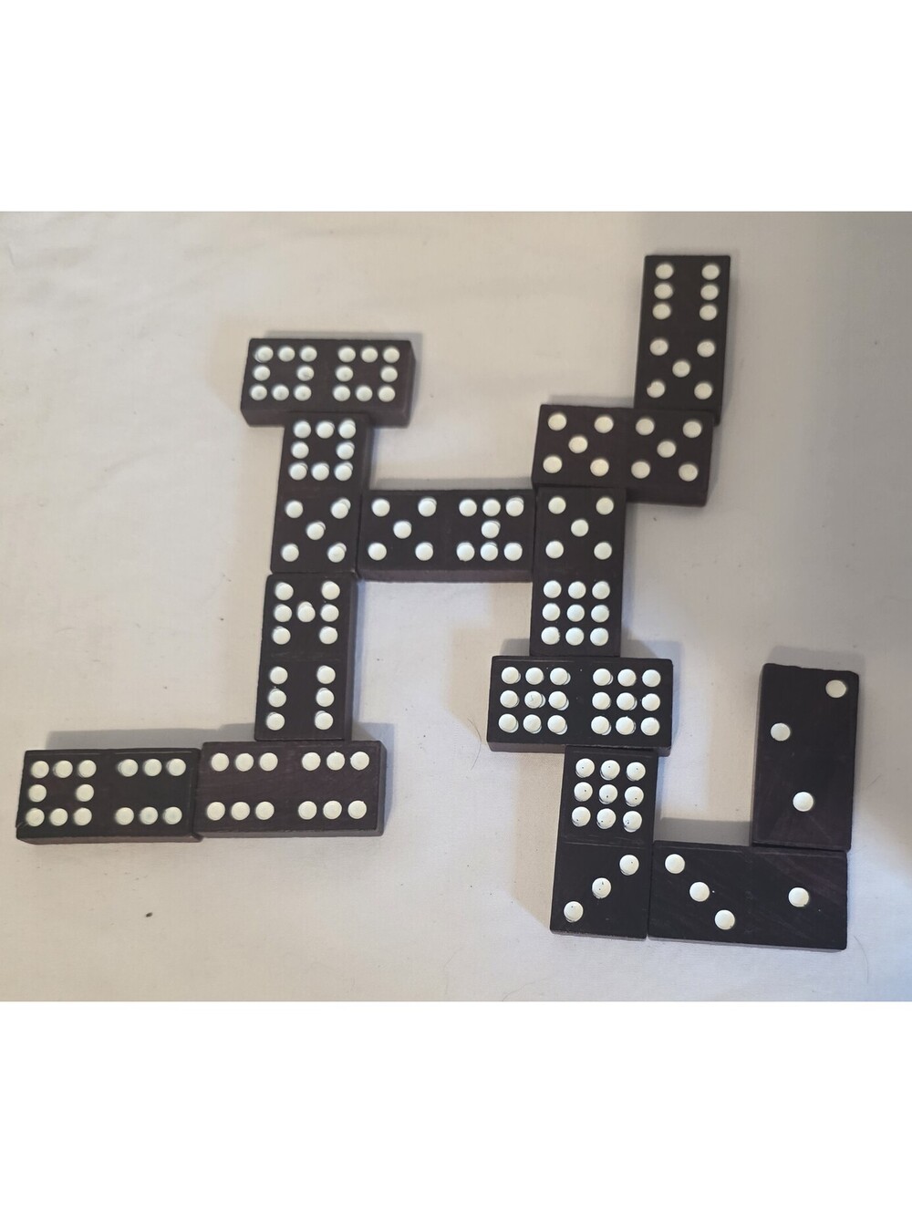 Vintage Dragon Dominoes by Halsam No. 920 Double Nine Complete Set